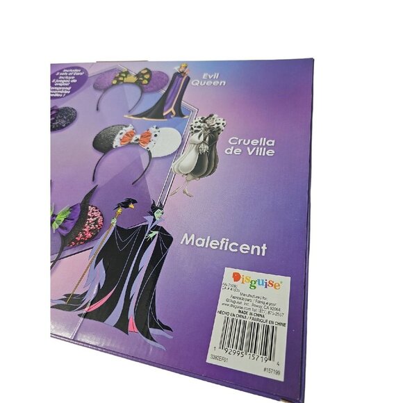 Disney 100th anniversary Villains 5 Piece Ear Headband Set